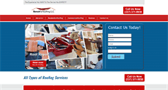 Desktop Screenshot of benoitsroofing.com